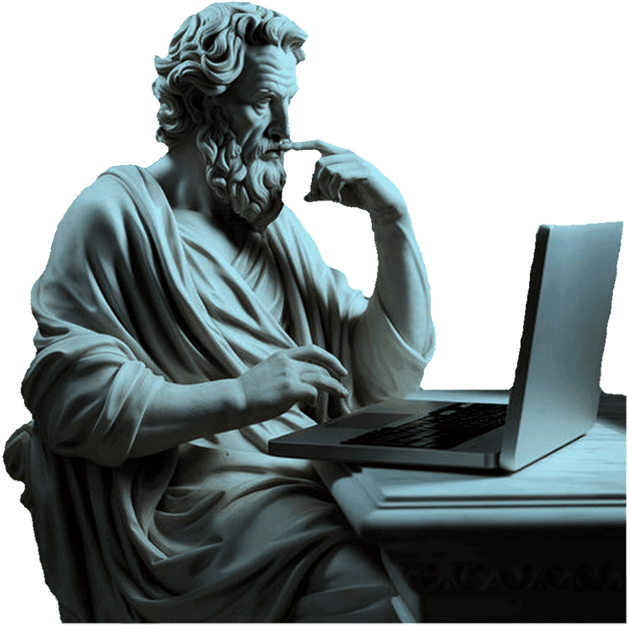 A classical sculpture reimagined for the modern, creative age